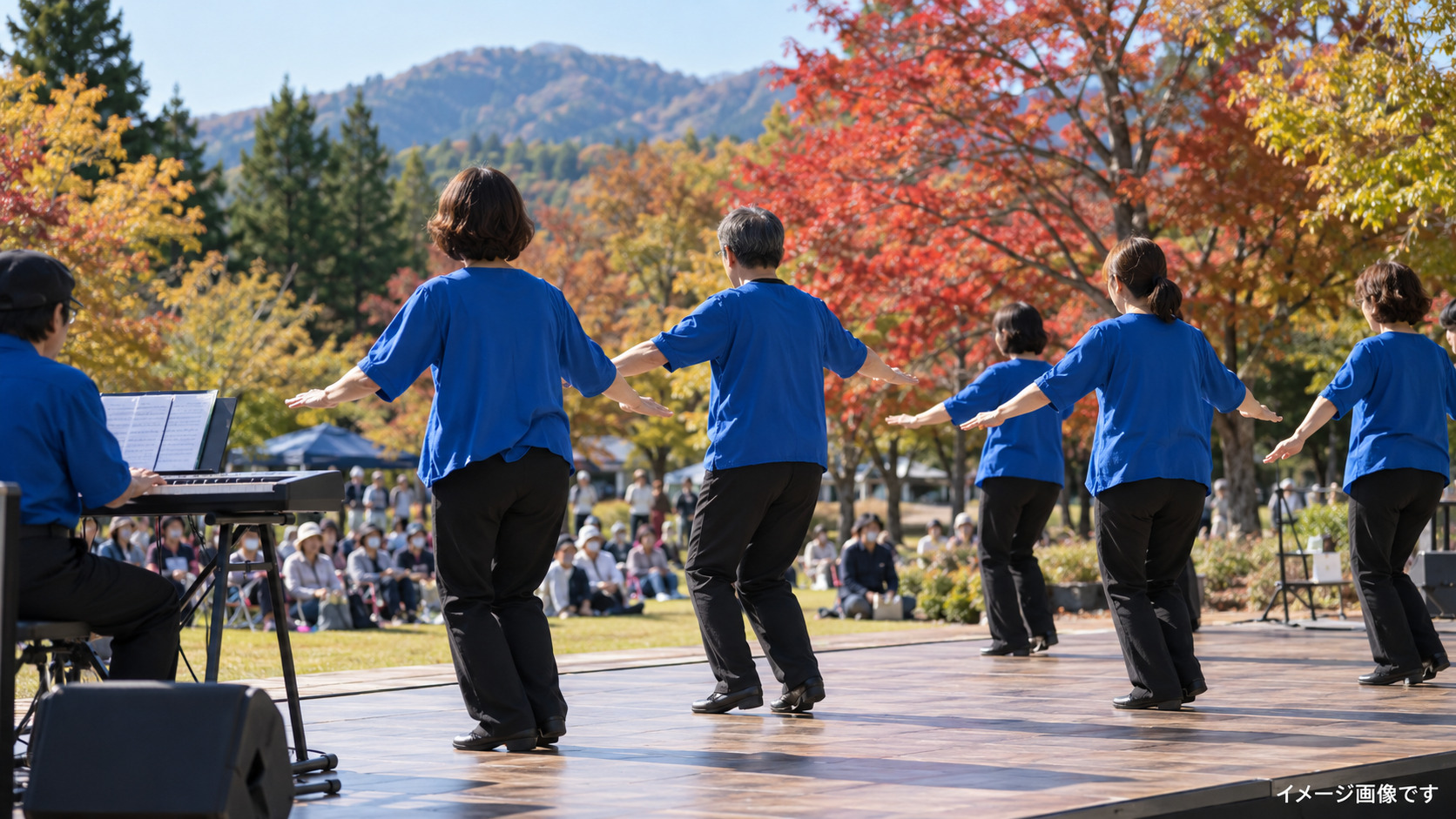ダンスと演奏のイメージ。実際の出演者・演目・会場とは異なります。